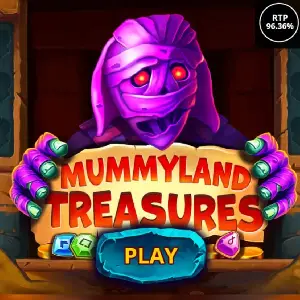 Mummyland Treasures casino title